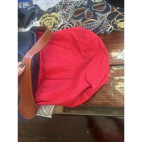 Dooney & Bourke Pebble Grain Logo Lock Shoulder Bag Blue Purse Handbag - Picture 15 of 16